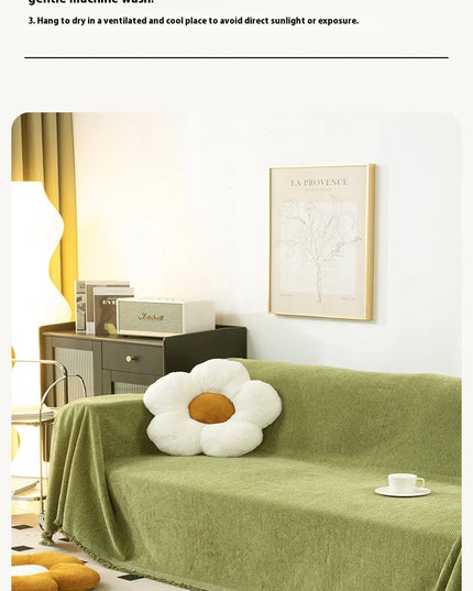 Home Sofa Cover With Tassel Living Room Sofas Blanket Cover Sofa Cover Seat 3 Seater Sofa Blanket Cover Beige