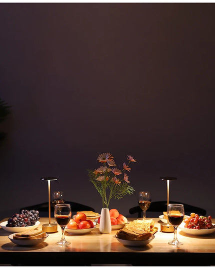Rechargeable table lamp with warm atmosphere Bar Cafe Restaurant Modern simple decoration LED night light
