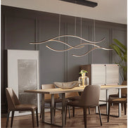 Modern Minimalist Led Chandelier Creative Personality Dining Room Bar Pendant Light Lighting Kitchen Hanging Lamp Lustre Fixture