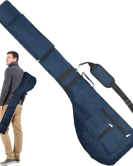 Foldable Golf Clubs Bag Beginner Practice Golf Gun Bag Oxford Cloth Portable Club Storage Bags Professional Sports Accessories