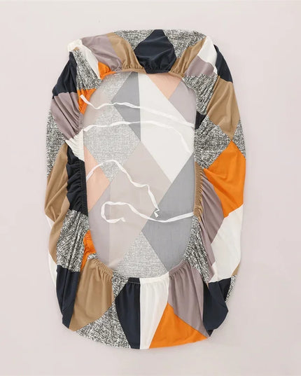 2pcs/set Flowers Printed RV Dinette Cushions Covers Elastic Spandex Sofa Cover Outdoor Camper Car Bench Protector Cover Home