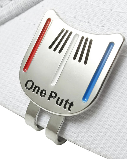 Golf Ball Marker Cap Clip - Practical Putting Alignment Aiming Tool Hat Clip for Enhanced Golf Performance