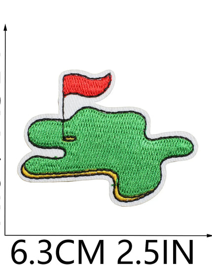 GOLF Emblem Clothing Accessories Badge Sticker Embroidered Embroidery Sticker Iron-on Patches