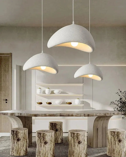 Modern LED Ceiling Chandelier Lights for Living Room Bedroom Dining Room Pendant Lights Nordic Wabi Sabi Home Decor Hanging Lamp