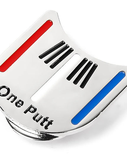 Golf Ball Marker Cap Clip - Practical Putting Alignment Aiming Tool Hat Clip for Enhanced Golf Performance