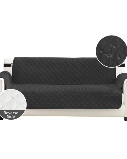 Sofa Covers Waterproof Sofa Slipcovers 1/2/3/4 Seater Non Slip Cover for Kids Pets Washable Sofa Protector with Elastic Strap