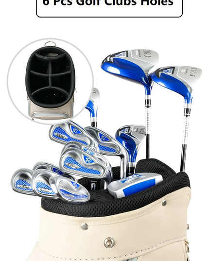 TTYGJ Golf Bag Lightweight Waterproof Stand Package with Wheel Men Women High Capacity Golf Cart Club Standard Bags