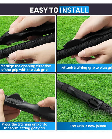 1pc Golf Club Training Grip Golf Training Aid Posture Correction Practice Alignment Posture Correction Practice Alignment