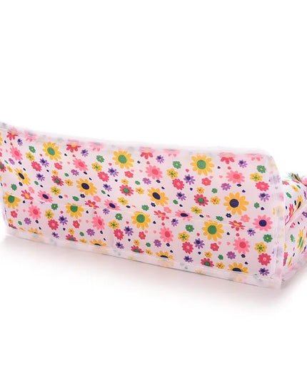 1 Set Cute Miniature Doll House Furniture Flower Cloth Sofa With 2 Cushions Pretend Play For Doll Kids Play House Toys