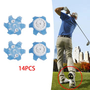 14Pcs Golf Shoe Spikes Durable Golf Shoe Replacements TPU for Women Men