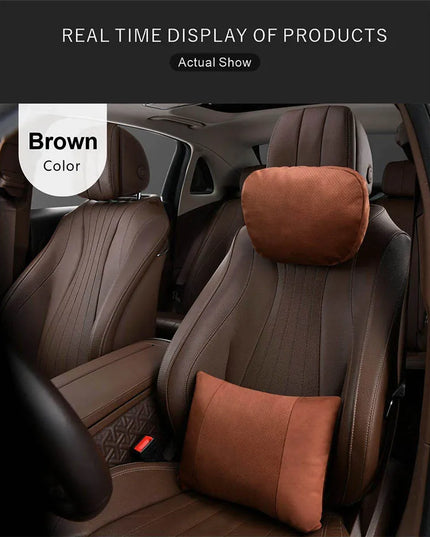 OASATE New 2.0 Car Headrest Neck Pillow Support Seat / Maybach Design S Class Soft Universal Adjustable Car Neck Waist Pillows