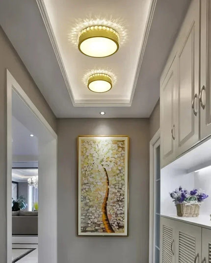 Modern Led Chandelier 12w Small Round Ceiling  Lamp For Living Room Dining  Kitchen Corridor Aisle Star  Lights