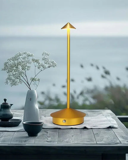 Cordless Table Lamps Rechargeable LED Desk Lamp Outdoor Waterproof Portable Touch Dimmable NightLight for Restaurant DiningHome