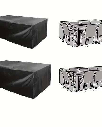 Terrace Patio Furniture Cover Waterproof 210d Furniture Cover, Suitable For Outdoor Sofa Set