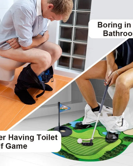 A Set of Five Toilet Golf Balls, A Fun and Leisure Golf Ball Set for The Toilet, Perfect As A Gift for Dad or Boyfriend.