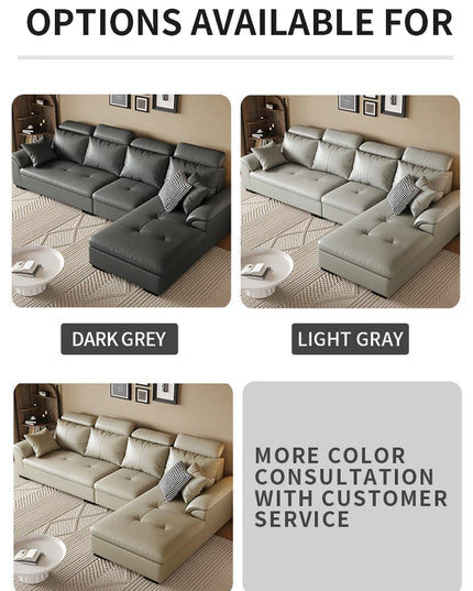 Professional High-Backrest Living Room Sofa Set Simple Modern Luxury Fabric Design with Luxury for Apartments and Hotels
