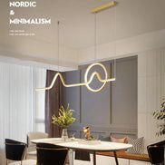 Modern LED Ceiling Chandelier Dining Table Indoor Lighting Chandeliers Kitchen Pendant Light Living Room Decoration Hanging Lamp