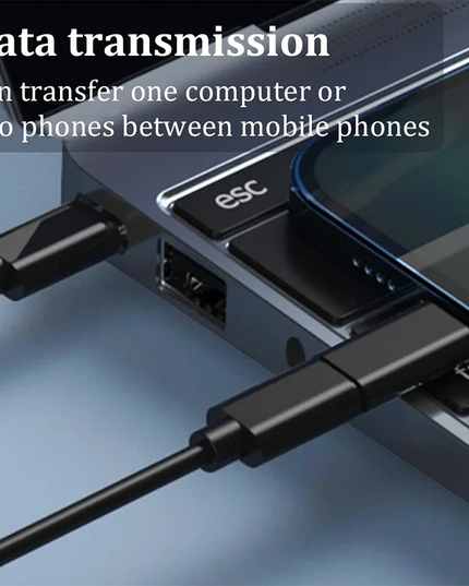 Multi USB Type C to C 60W Charging Adapter Cable Kit USB C to Lighting Conversion Set USB A & Type C to Micro/Type C/Lighting