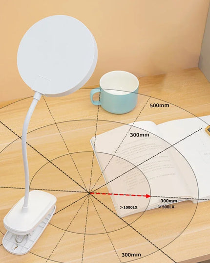Led Table Lamp USB Rechargeable Night Light With Folding Clamp Study Stand Read Lamp Touch 3 Modes Dimming Eye Protection Light