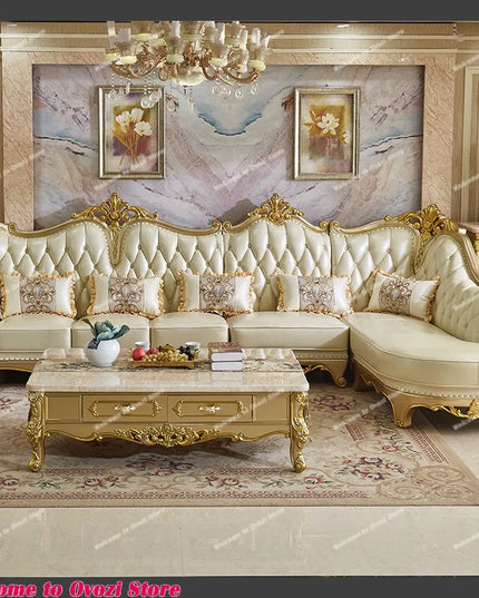 Comfortable Recliner Sofas Family Cushion Elegant Double Sofa Bed Vintage Multifunctional Woonkamer Banken Home Furniture