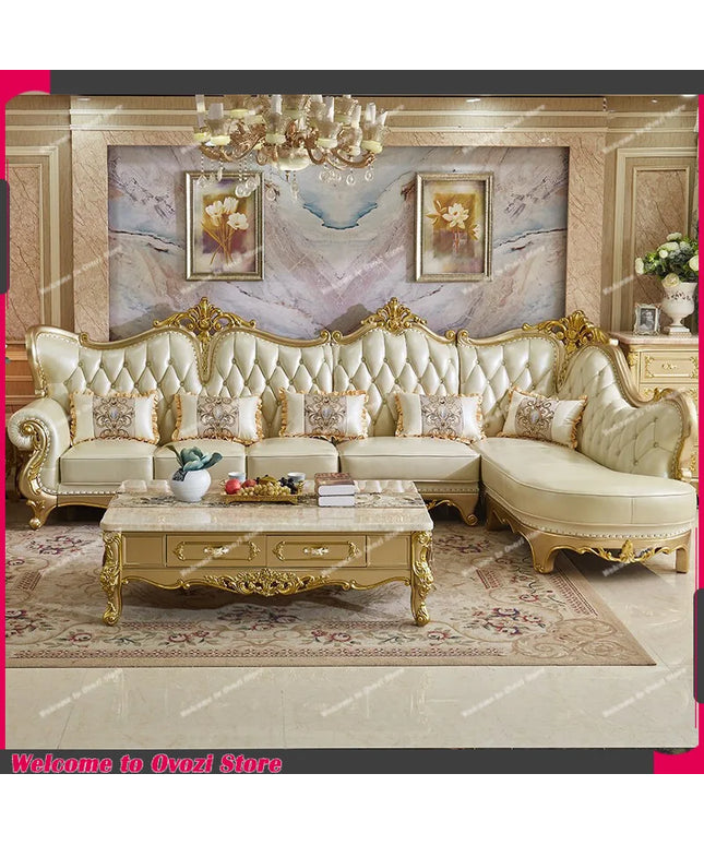 Comfortable Recliner Sofas Family Cushion Elegant Double Sofa Bed Vintage Multifunctional Woonkamer Banken Home Furniture