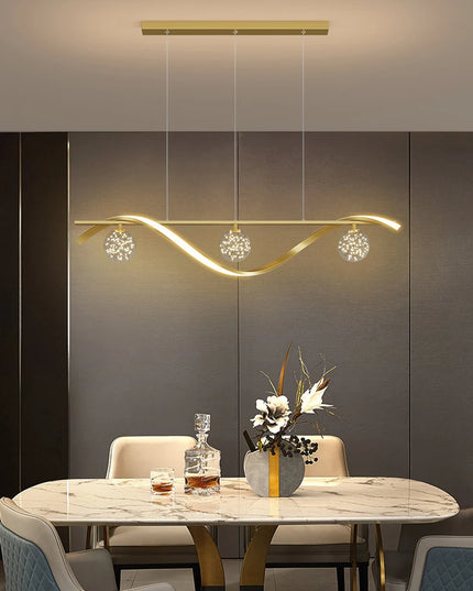 Modern LED Chandelier for Living Room Dining Room Glass Ball Kitchen Lamp Home Decor Lighting Novelty Nordic LED Hanging Lights