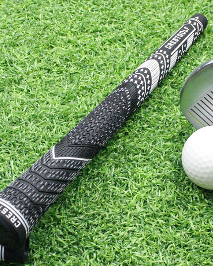 Crestgolf 10pcs / Pack Rubber Golf Club Grips Midsize Grips Iron Club 60R Carbon Yarn Anti-skid Golf Wood Grips