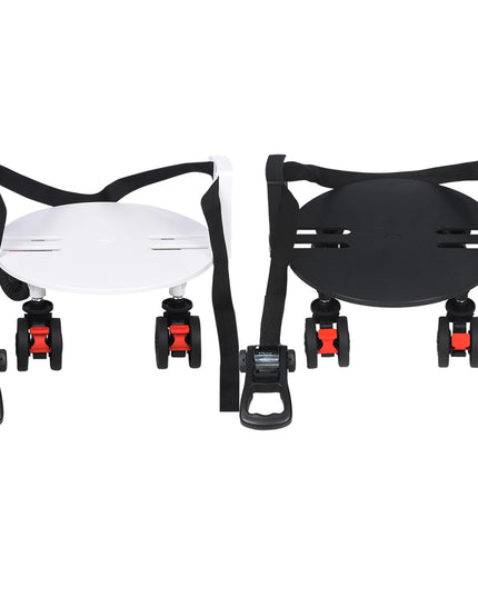Golf Bag 360° Universal Wheel Trolley DetachablePortable Club Stand Mobile Base