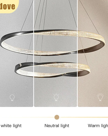Modern Light Luxury Villa LED Chandelier Italian Art Living Room Hotel Restaurant Kitchen Home Decoration Lighting Fixtures