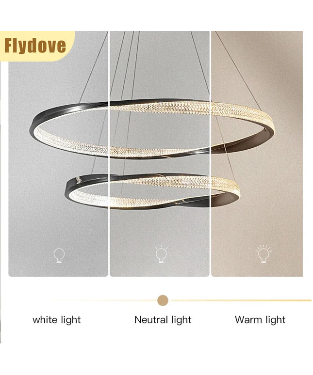 Modern Light Luxury Villa LED Chandelier Italian Art Living Room Hotel Restaurant Kitchen Home Decoration Lighting Fixtures