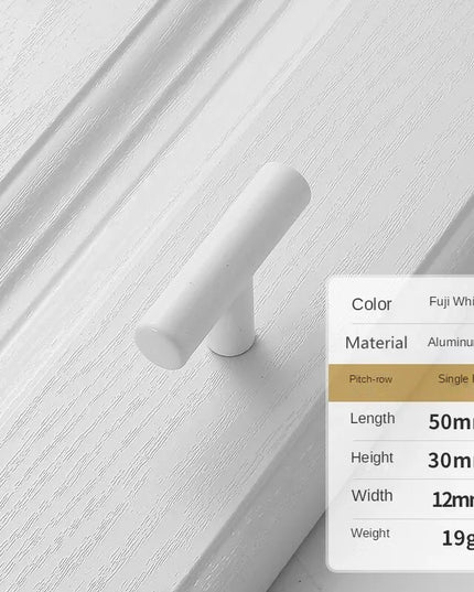 Handles Drawer Cabinet Furniture Kitchen Handles for Cabinet Knob Door Drawer Furniture Kitchen Knob Simplicity Fuji White