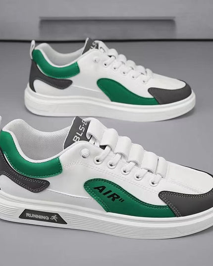 New Men's Shoes Leather Fashion Low-top Men's Casual Trendy Shoes Running Sports