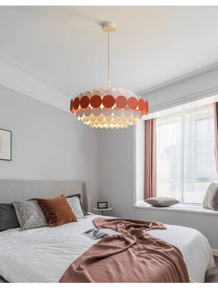 Modern Creative Dining Room Chandelier LED Colorful Hanging Light Bedroom Home Indoor Minimalist Living Room Pendant Lights