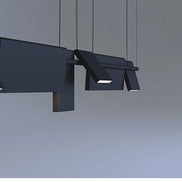 Modern danish Chandelier Design Rotatable Black Led minimalist light Dining Room Decor Led Lamp Bar Loft coffee tables lights