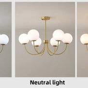 Modern E27 LED Chandelier Light  For Living Room Bedroom Dining Table Kitchen Study Ceiling Pendant Lamps Lustre Home Decoration