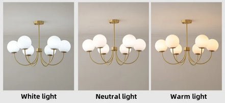 Modern E27 LED Chandelier Light  For Living Room Bedroom Dining Table Kitchen Study Ceiling Pendant Lamps Lustre Home Decoration