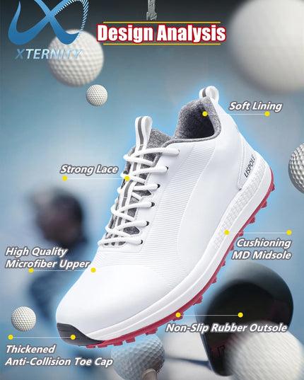 2025 Comfortable Golf Shoes Men Big Size 39-48 Professional Golf Spikeless Sneakers Non-Slip Waterproof Golfer Walking Footwear