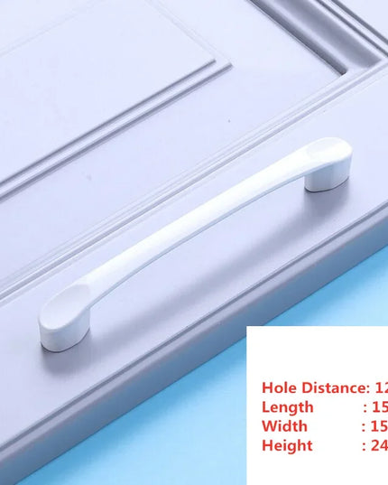 Handles Drawer Cabinet Furniture Kitchen Handles for Cabinet Knob Door Drawer Furniture Kitchen Knob Simplicity Fuji White