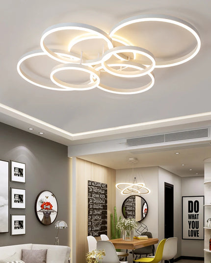 Modern LED Ceiling Chandelier Lighting For Home Living Study Room Bedroom Dimmable Ceiling lamp Indoor Lighting decoration Lamps