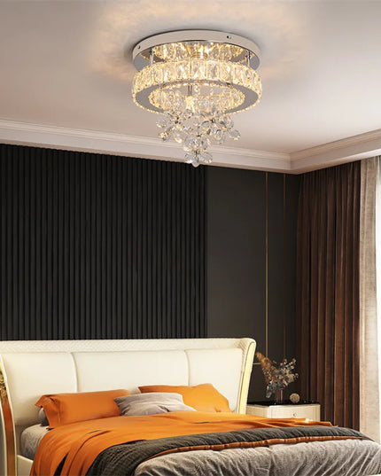 Modern Chandelier For Bedroom Dining Room Led Ceiling Light With Remote Control Hanging Lighting Fixtures Home Decoration Lustre