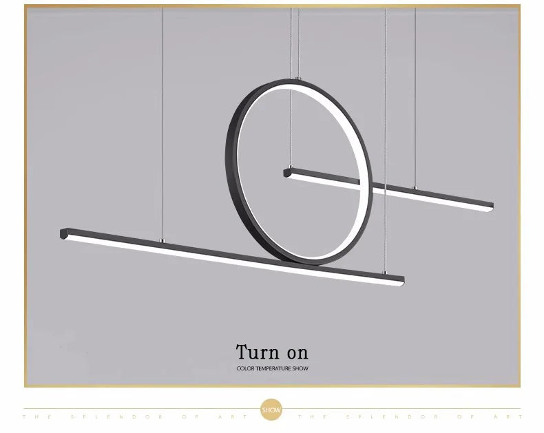 Modern LED Ceiling Chandelier Dining Table Indoor Lighting Chandeliers Kitchen Pendant Light Living Room Decoration Hanging Lamp