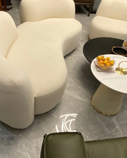 Minimalist Luxury Sofa Beds Sectional White Adults Plush Sofa Beds Lounge Cushion Muebles Para El Hogar Living Room Furniture