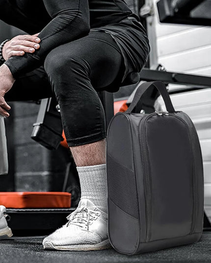 Portable Golf Shoe Bag Oxford Cloth Shoe Carrier Bags Breathable Lightweight Golf Handbag Dustproof Football Tennis Shoe Bag