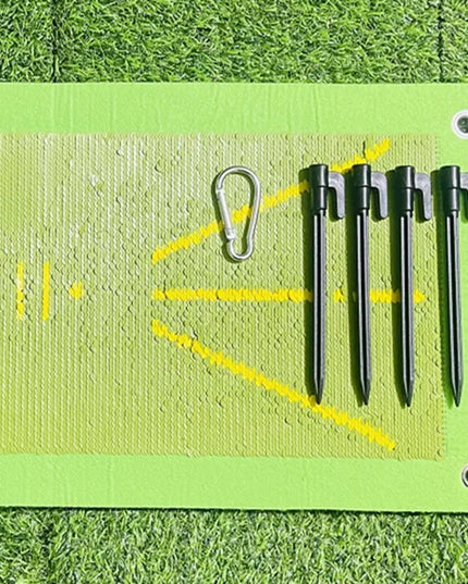 Golf Auxiliary Training Mat for Swing Correction Training Mat Hitting Direction Path Mat Practice Mat Tools Beginner Accessories