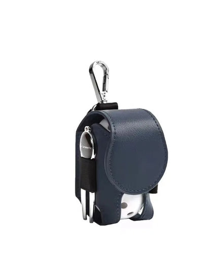 1PC Golf Ball Bags Mini Ball Storage Bags PU Leather Hang On Waist Golf Ball Bag Pouch With Metal Buckle Golf Belt Ball Bags