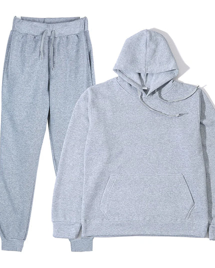 Men's Sports Suits Fashion Tracksuit Women Hoodies + Pants Two Pieces Sets Running Casual Sweatshirts Sweatpants Men's Clothing