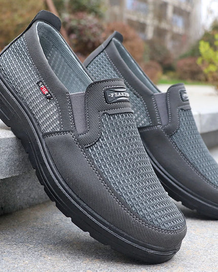 Men's Fashionable Solid Woven Knitted Running Shoes - Lightweight, Breathable and Non-Slip - Perfect Sports Shoes for Outdoor Activities