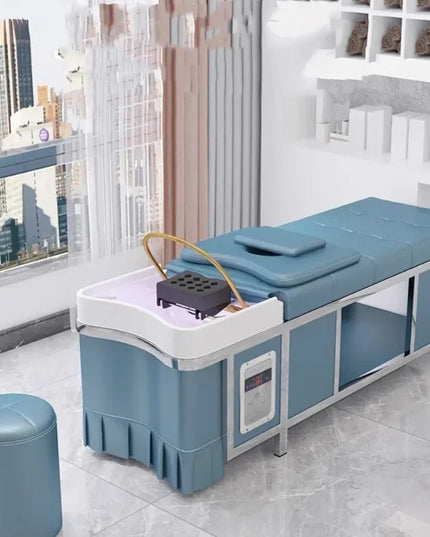 Ergonomic Lounge Shampoo Bed Portable Nordic Fashion Modern Hair Shampoo Bed Comfortable Trendy Cadeira De Barbearia Furniture