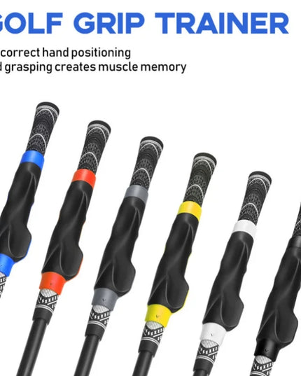 Golf Grip Trainer, Golf Training Aid, Easy To Carry to the Practice Area, Grip Trainer Club to Help Train Correct Hand Position