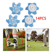 14Pcs Golf Shoe Spikes Durable Golf Shoe Replacements TPU for Women Men